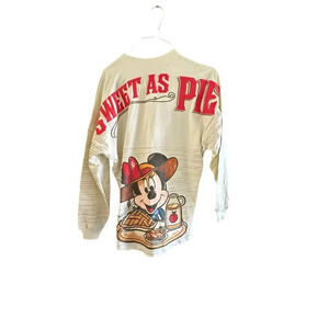 Disney Mickey Minnie Apple Orchard "Sweet as Pie" Spirit Jersey Size XS